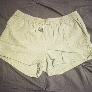 Casual Light Green Shorts